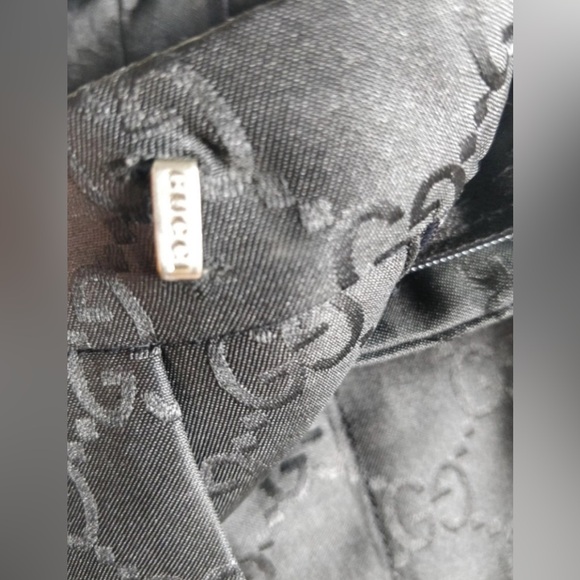 Gucci by Tom Ford S/S 1998 Black monogram interlocking GG skirt 40 - Picture 4 of 4